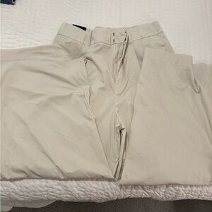 Banana Republic Cream Wide Leg trousers